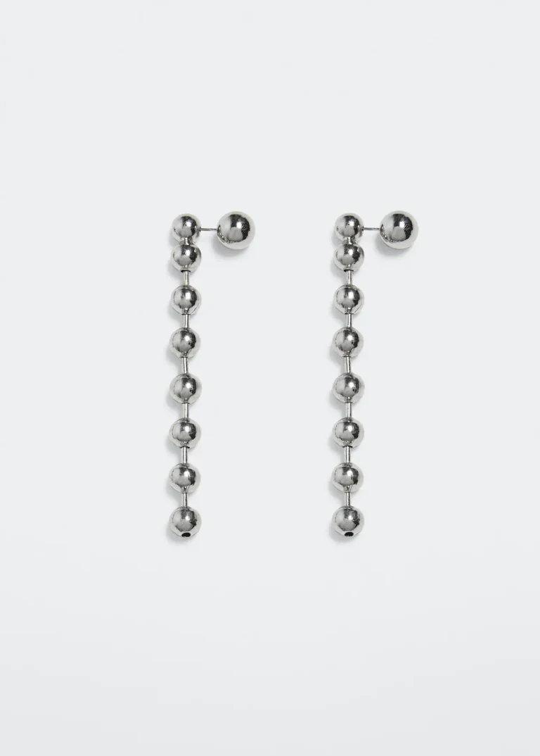 Faceted crystal hoop earrings